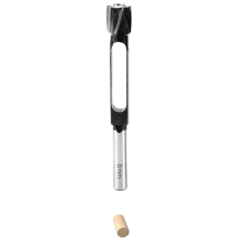Diepe plugboorset van koolstofstaal met een snijdiepte van 56 mm voor precisiehoutbewerking van 8 mm