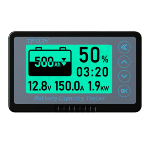 50A TF03KH Digitale Voltmeter Meter Batterij Capaciteit Indicator Spanning Stroom Tester Vermogen Meters Auto Detector 2