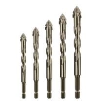 Hoogwaardige titanium gecoate boor- en tapset, zeer sterke 4-snijder getande excentrische bitset