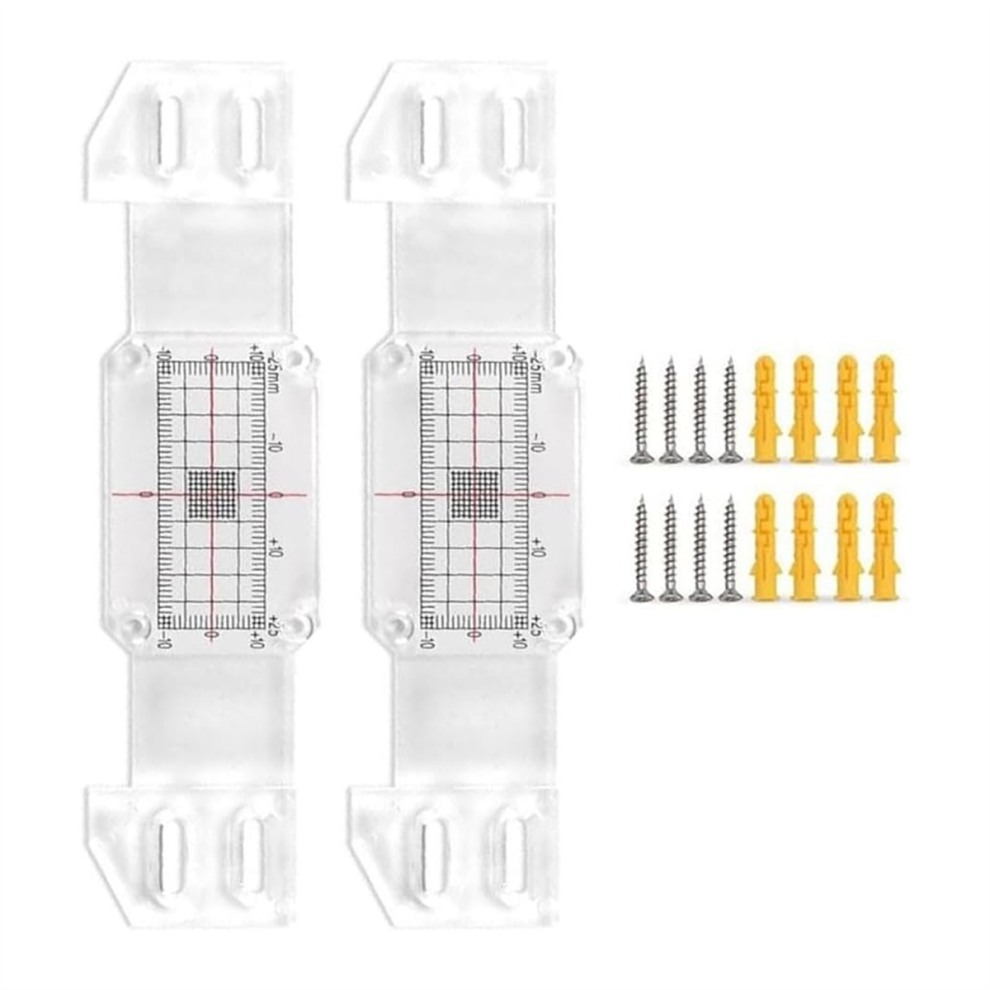 Muurscheurbewakingsapparaat Set Meter Met Haarlijncursor Vernieuwde Bevestigingskolom Gemakkelijk Af Te Lezen Meetraster-image