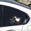 Eendenpatroon Waterdichte Autodecoratie Reflecterende Persoonlijkheid Aangepaste Motorfiets Sticker 5