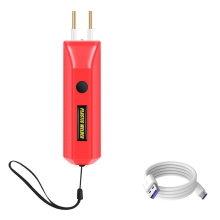2-in-1 kunststof lasset 100W draagbare MINI hete scheur reparatietool voor autobumpers met oplaadkabel, A