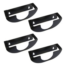 Haakse slijperhouder, polijstmachine, metalen universele opbergrek, 5 inch, wandmontagebeugel voor werkbanken, werkplaats, 4 stuks