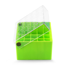 Tube Box Diepvriesbewaarmonster Flip 25 Cellen 1,5-2,0 ml 1 Stuk Groen