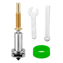 Voor verbeterde spuitmonden met hoge doorstroming, eendelige geharde stalen spuitmonden van 0,8 mm voor 3D-printeraccessoires