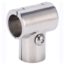 90 T-buisbuisconnector 1 inch/25,4 mm binnendiameter, afneembare roestvrijstalen bootleuningaccessoires