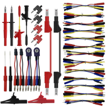 Automotive Circuit Test Leads Kit Terminal Multimeter met Back Probe Zwart Draagbaar