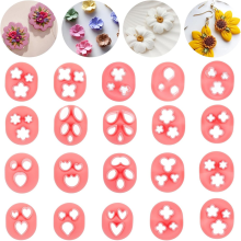 20 stuks kleisnijders voor polymeer sieraden oorbellen 20 vormen - bloem- en hartvormen maken