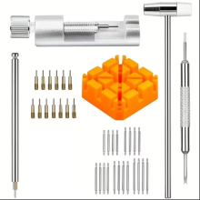39-delige set horlogereparatiegereedschappen, schakelband, gespleten band, armbandkettingpenverwijderaar, afstelset voor professionele horloges