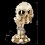Spookachtige theelichthouder - Halloweendecoraties Horrorschedelhouders Hars 7