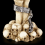 Spookachtige theelichthouder - Halloweendecoraties Horrorschedelhouders Hars 3