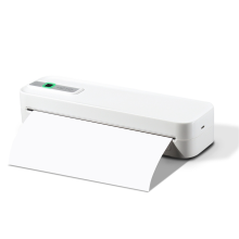 Draagbare draadloze printer voor op reis, thermisch inktloos, klein en compact, ondersteunt vouwpapier/rollen