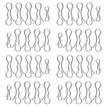 Vervang dekclipset 4 194209 vlinderdasslot cilindrische pen 1 194208 splitpen (8-pack)