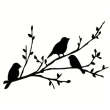 Vogel op een tak metalen wanddecoratie housewarming cadeau rustieke boomdecoratie handgemaakt ijzeren bord