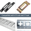 12 stuks Cargo E-Track-plaat, zware E-Track/X-Track-montageplaat, accessoires met installatiekit 3