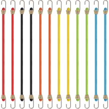 10 inch spanrubberen banden, met haken, koppelbaar touw, zeildoekspanner, tent voor bevestiging