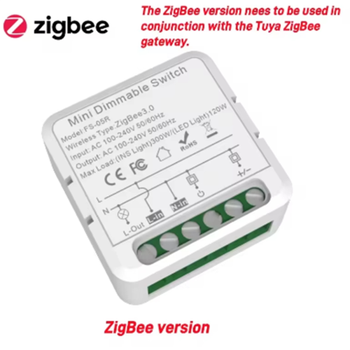 Tuya Slimme Dimmer Schakelaar ZigBee Module Licht AC110-240V DIY Schakelaars Leven APP Werk 1