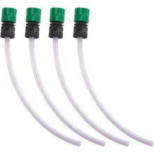 4-delige adapter voor lithium-ionbatterijreiniger met fles, snelkoppeling, hogedrukslang, wasaccessoires