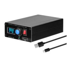 ATU-100-0A 1.8-55MHz Mini Automatische Antenne Tuner 0.91inch OLED Display Aluminiumlegering Buitenkoffer met 1500mAh Batterij Nieuw