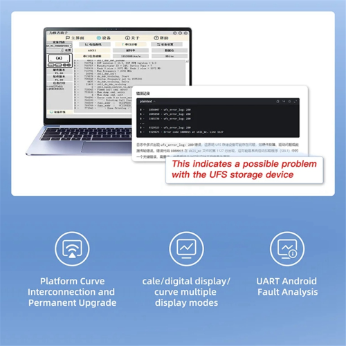 ATV1 Multifunctionele stroommeter Hoge precisie bemonstering Digitaal display UART voor Android Foutanalysetool 2
