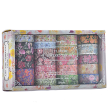 20 rollen Washi Tape Bloemen Journaling Materialen Afplakband Schoolbenodigdheden Schrijfwaren Scrapbooking Decoratief A