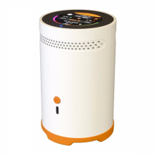 RM-75 Radon Detector Luchtkwaliteit Gasmonitor Temperatuur en Vochtigheid Smart met Touchscreen Alarm Sensor