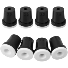 Zandstraalmondstukset, straalzandstraler - keramisch 2 mm/2,5 mm/3 mm/3,5 mm (8 stuks)