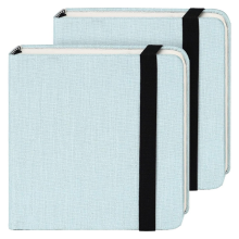 Waterverfdagboek, 4,7x4,7, 2-pack, 24 vellen per stuk, katoenheet, 300 g/m²/140 lb, kunstbenodigdheden, A
