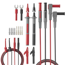 22-delige siliconen multimeter-testkabel en backprobe-set - Premium modulaire voltmeterprobes met krokodillenklemmen