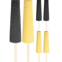 6 stuks pottenbakkersponzen voor klei met stok, trimgereedschap voor het repareren van keramische bramen