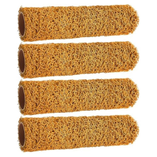 4 stuks 9 inch structuurverfroller klein voor het schilderen van muren, popcornplafonds en woningverbetering