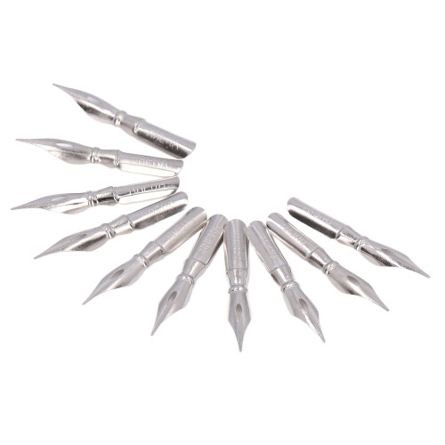 10Pcs Calligraphy Nib Comfortable Writing Good 1