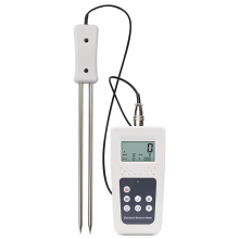 Hooivochtmeter LCD-scherm Gecomprimeerd stro Meetinstrument voor graan, voeder, gras, bamboevezels testen