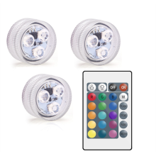 LED-capsuleverlichting voor Slushi FS301/FS300, 16 kleuren en 4 modi, geen installatie nodig, RGB-waterdichte verlichting, 3-pack