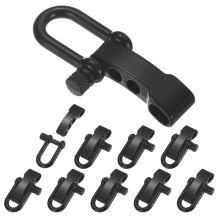 Verstelbare Paracord-armbandsluiting - Ideaal voor overleven in de buitenlucht, kamperen en wandelen (10 stuks)