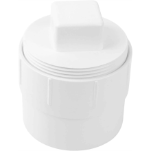 3 inch PVC rioolreinigingsadapter met plugpijpfitting, DWV-spoeldop voor buitentuin, campers