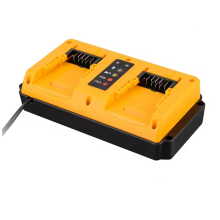 Voor snellader voor 18v 20v acculaders 2-poorts DCB207 DCB206 90W snelle EU-stekker