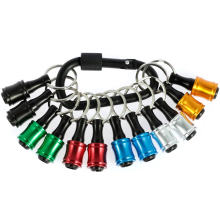 12 stuks boorhouder 1/4 inch zeskantige schacht sleutelhanger draagbaar snelwisselsysteem