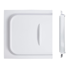 Schuifdeur voor camperscherm, 12 inch paneel met schuifstop, geschikt voor campers en caravans