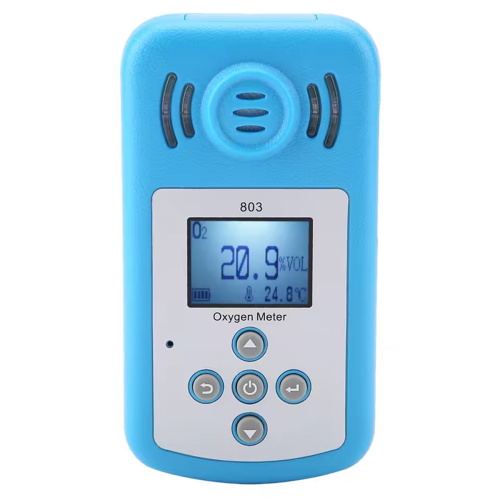 Gaslekdetector 803 Zuurstofblauw Digitaal Display 10-+50