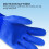 Non-Slip Warm Rubber Gloves Waterproof -20 for Winter Work Blue 3