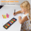 Draagbare plastic abacus rekentool 5