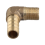 8 mm slang x 3/8" buitendraad 90 graden messing elleboogkoppeling 2