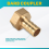12mm slangpilaar 1/2BSP binnendraad snelkoppelingsadapter goud 4