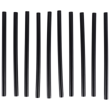 10 stuks smeltlijmsticks 150x7mm zwart