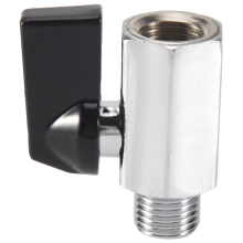 Chroom messing 1/4 inch kogelkraan draad tap mannelijk naar vrouwelijk luchtcompressor slang