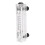 Zwarte verstelbare knop 0,1-1 GPM paneeltype waterstroommeter -15 8