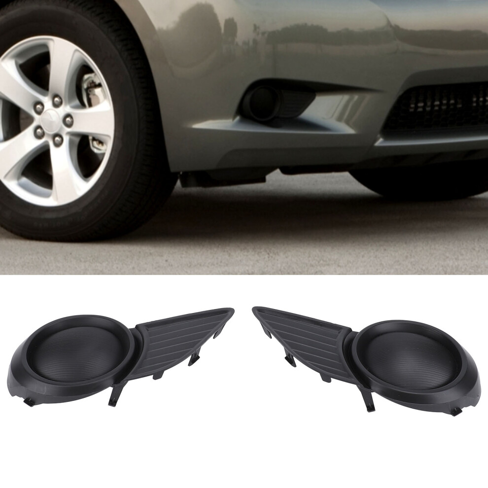 Pair Abs Fog Cover Bezel For Xl30 2011-2017 Black/Light 8731331102010