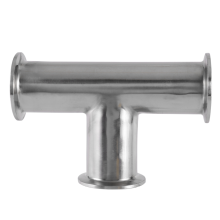 1,5 inch 38 mm sanitaire drievoudige klem 3-weg T-stuk 304 roestvrijstalen ferrule-aansluiting pijpfitting