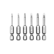 6 stuks S2 stalen driehoekige schroefbits magnetische schroevendraaierbit antislip driehoekige kop 1,8/2/2,3/2,5/2,7/3 mm Dropshipping